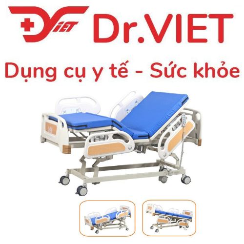 Giường bệnh 5 chức năng GB-35E+đầu giường/ thành giường