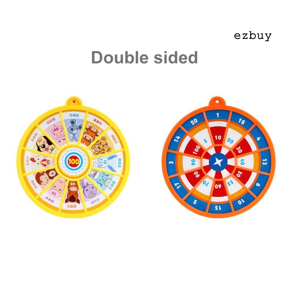 EY-Children Magnetic Sticky Dart Target Board Set Plastic Sports Toy Kids Gift