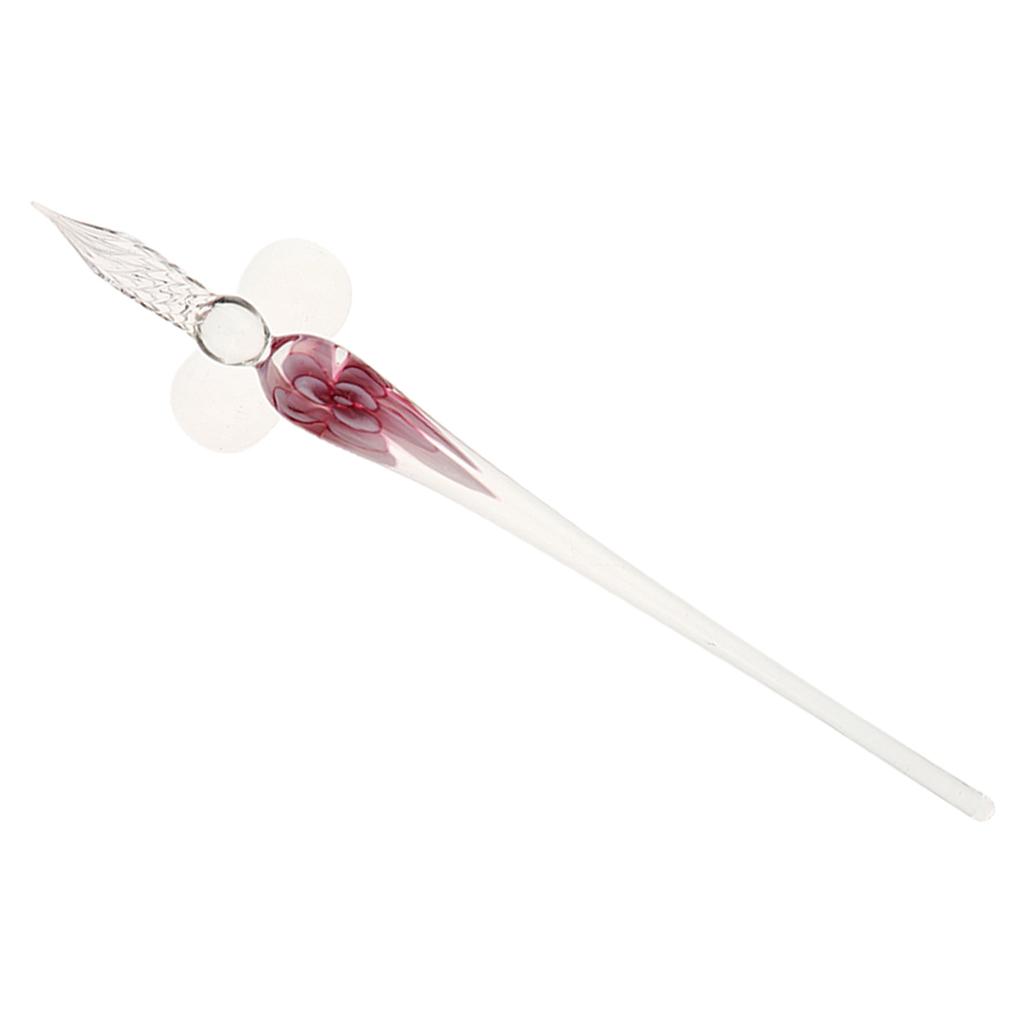 Handmade High Borosilicate Glass Glass Dip Pen Glass Signature Fountain Pen