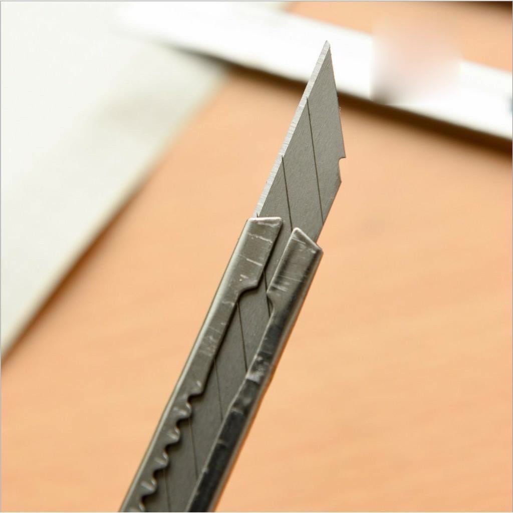 Combo 20 dao rọc giấy kim loại -  Dao rọc giấy, dao cắt giấy 30 độ chống gỉ và chịu lực cao