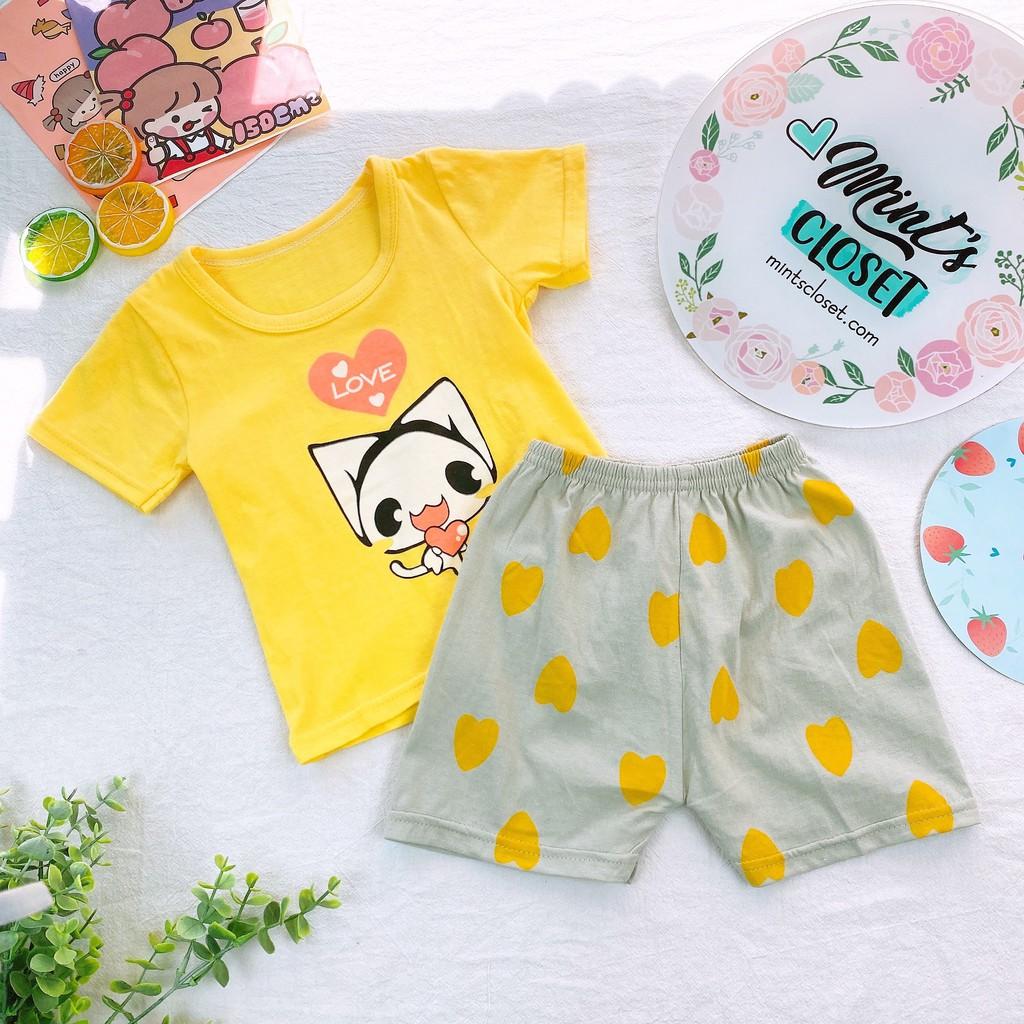 BỘ COTTON BABY DÀNH CHO BÉ TỪ 1-4 TUỔI LOẠI I - S1229