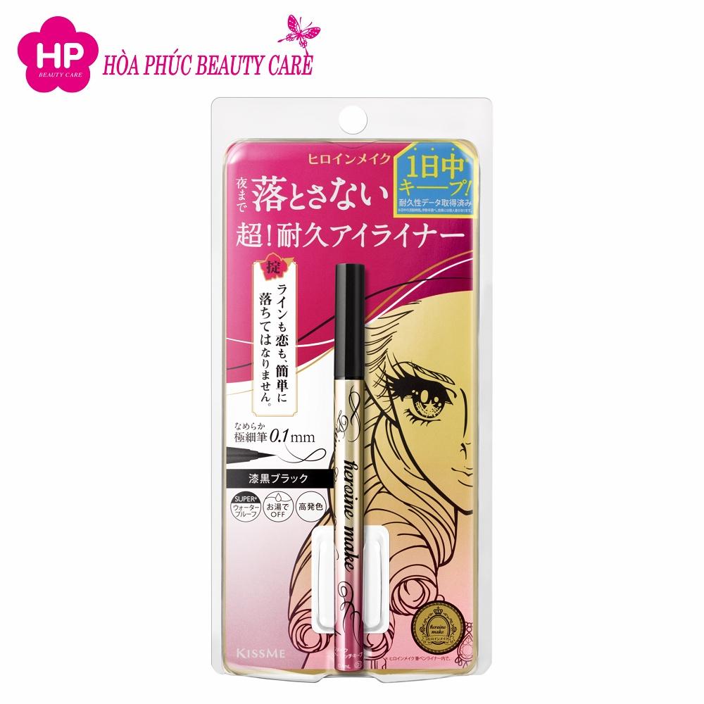 Bút Kẻ Mắt Nước Không Trôi , Không Bị Lem, Nét Kẻ Siêu Mãnh Kissme Eyeline (0.4mL )