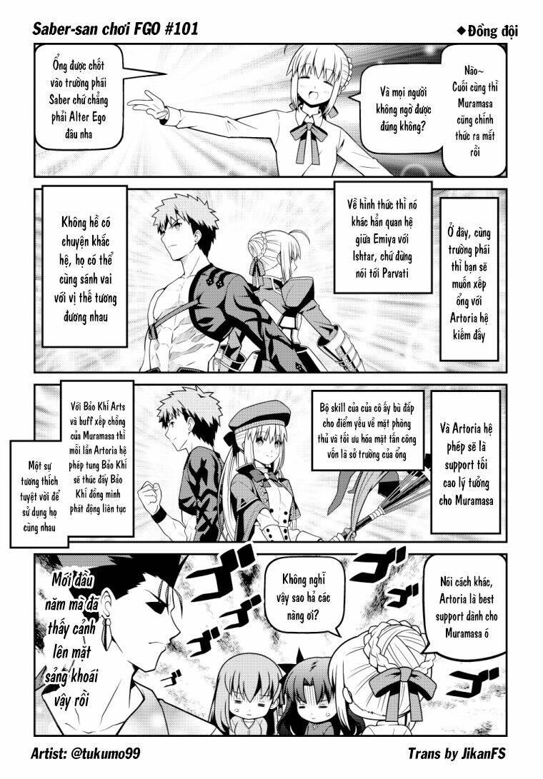 saber-san chơi fgo! chapter 51 57