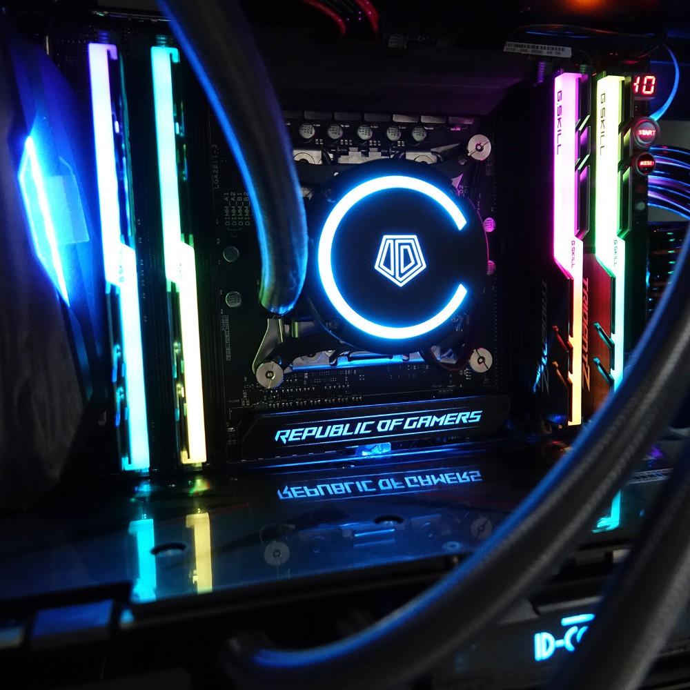 Tản nhiệt nước ID Cooling AURAFLOW 240 RGB- HÀNG CHÍNH HÃNG