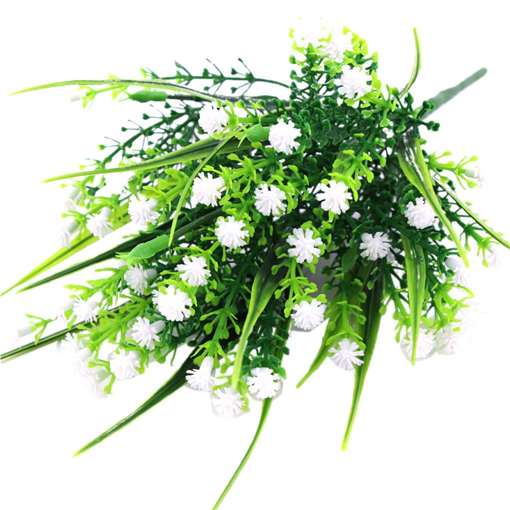 Artificial Plastic Gypsophila Flowers Baby's Breath Flower Plants Grass Home Wedding Floral Decor