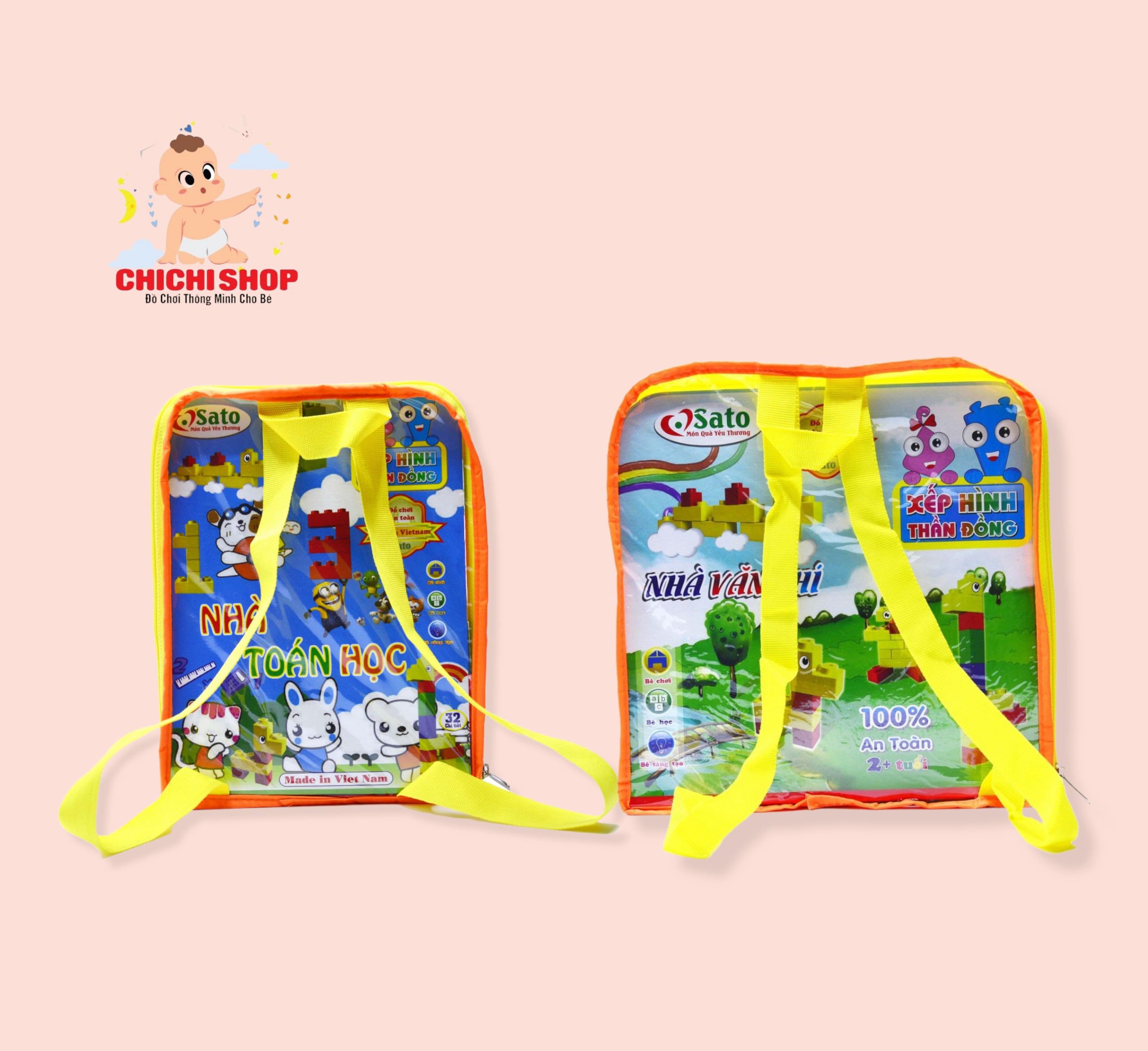 Combo 2 Bộ Đồ Chơi Xếp Hình Thần Đồng Có In Chữ Cái Và Chữ Số Cho Bé Lắp Ghép, Nhận Diện Mặt Chữ Và Mặt Số