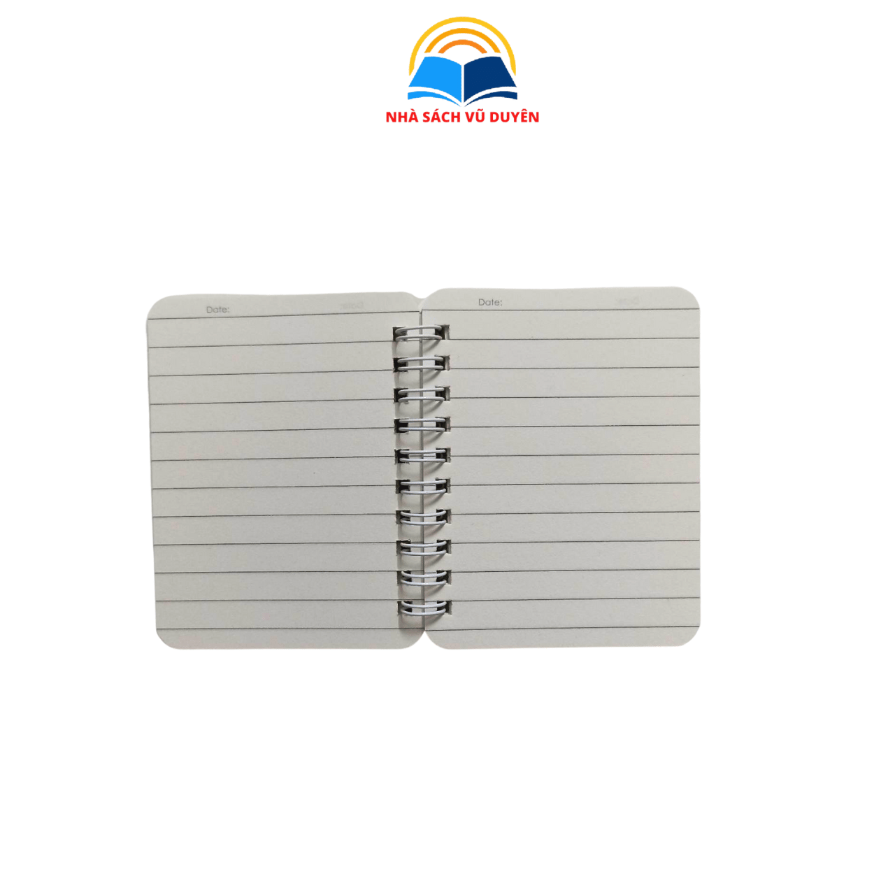 Set 4 Sổ tay lò xo ghi chú dạng có kẻ ngang kích thước A7 80 tờ