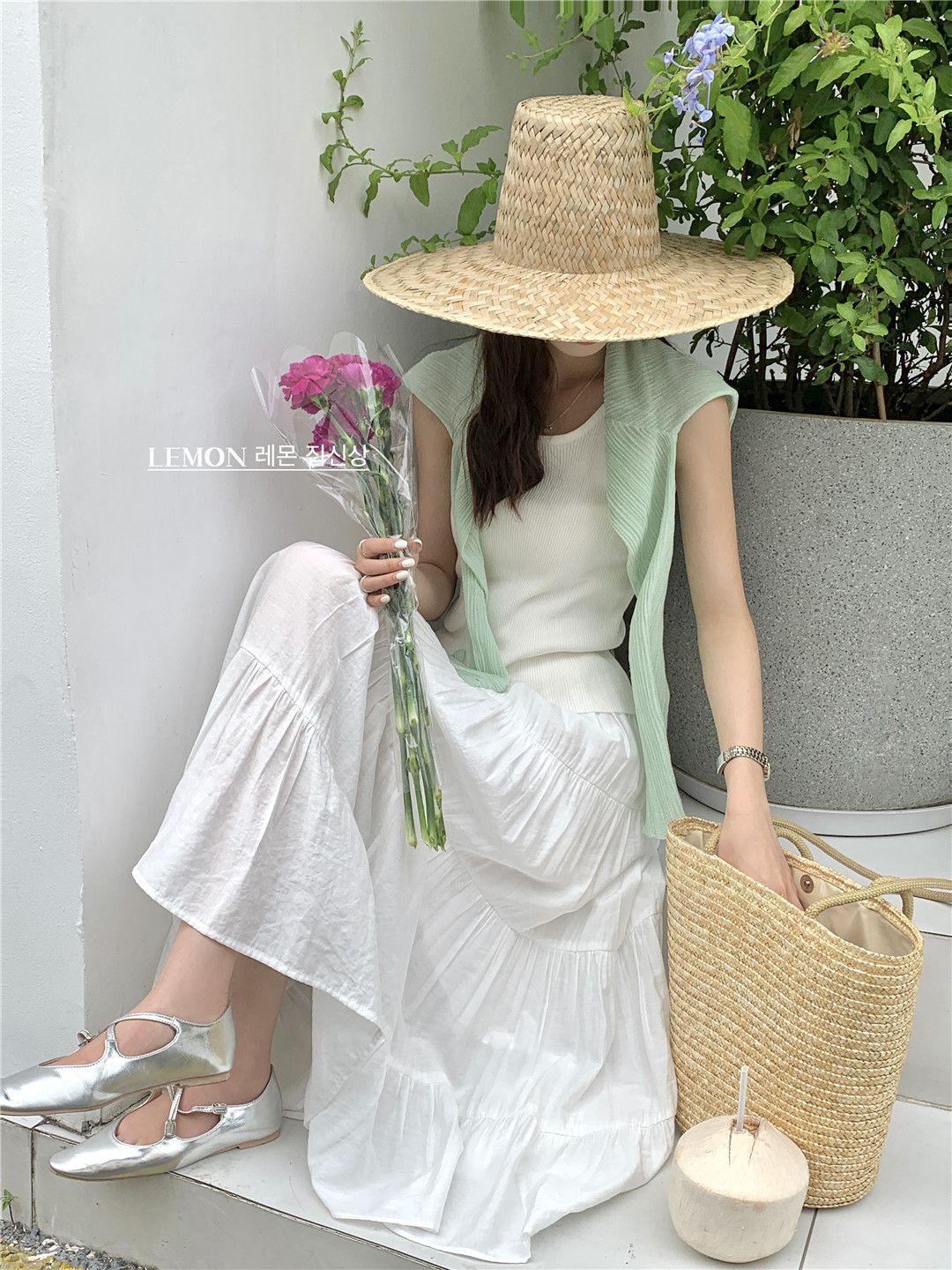 TOBE1SHOP Váy dài chữ A kiểu Pháp, váy dài, váy gió, váy dài, váy rộng, váy nửa người.