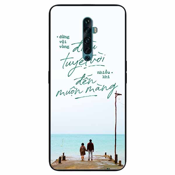 Ốp lưng in cho Oppo Reno 2F Mẫu Điều Tuyệt Vời