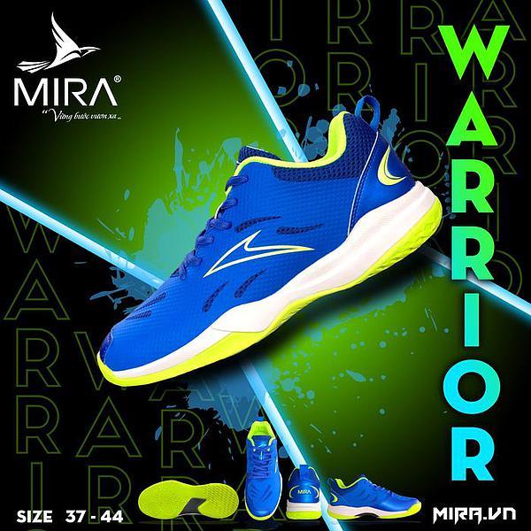 Giày thể thao, Giày cầu lông chất lượng cao bền đẹp Mira Warrior - Dungcusport