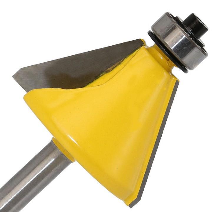 Bộ 3 mũi phay gỗ vát góc chéo 15 độ , 22,5 độ , 30 độ