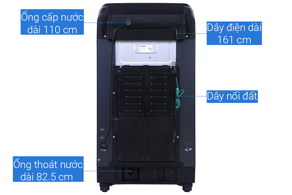 Máy giặt Panasonic NA-F100A9DRV cửa trên 10kg, hàng chính hãng, CHỉ giao Tại Hà Nội