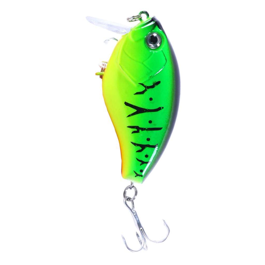 1pcs Colorful Crankbaits Fishing Lure Hard Bait For Bass Trout Perch