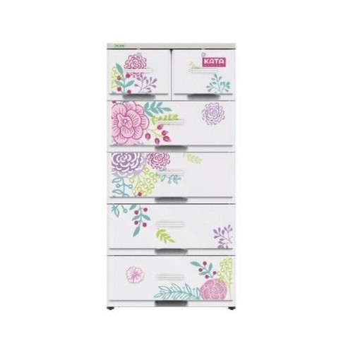 - - Tủ nhựa KATA TALOPA 5 tầng 6 ngăn 120CM X 60CM X 48CM