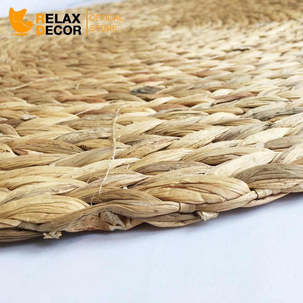 Thảm Lục Bình Tròn Trang Trí Nhiều Kích Thước