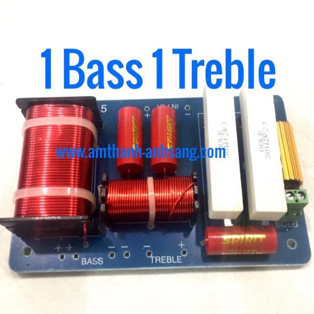 Mạch loa phân tầng 2 Way 1 bass 1 treble 01 cái