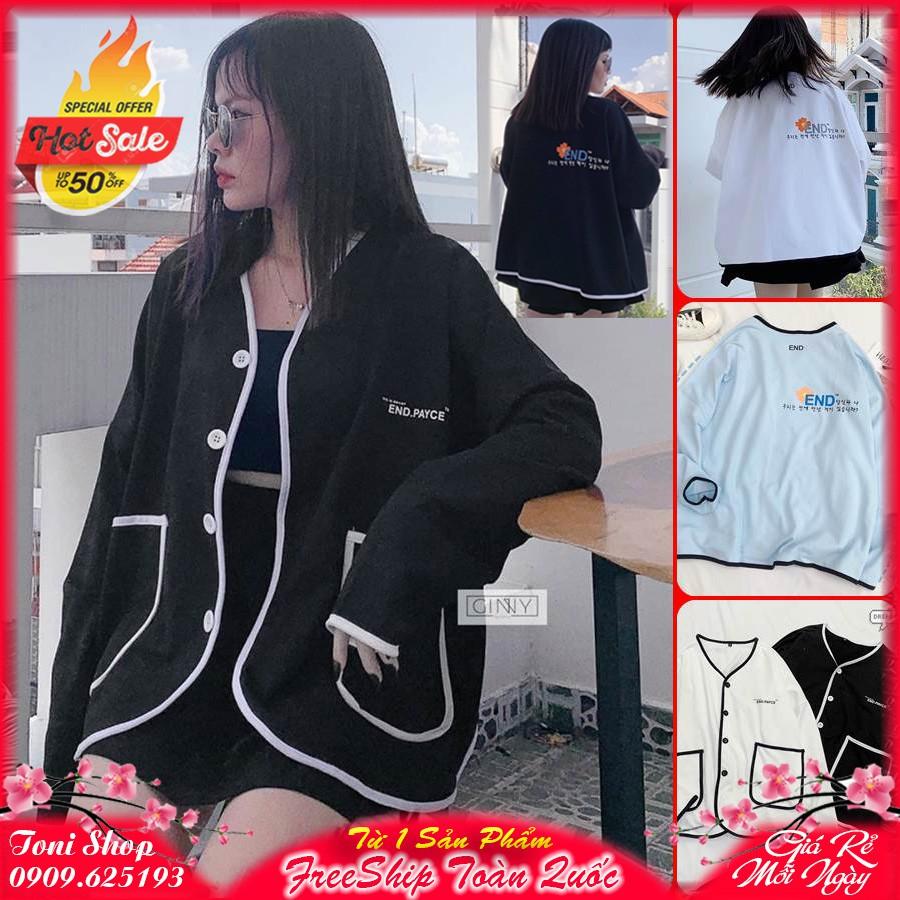 ÁO HOODIE - ÁO KHOÁC NỈ NGOẠI Cardigan Viền