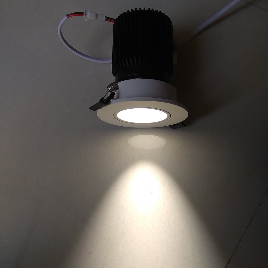 ĐÈN LED ÂM TRẦN COB 12W - ÁNH SÁNG VÀNG 3000K