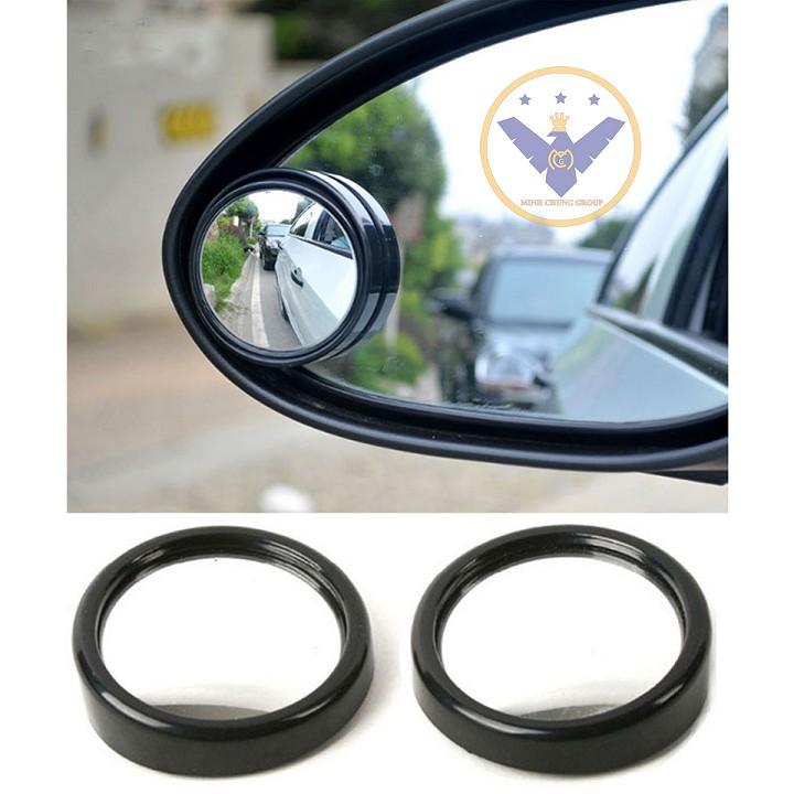 1 cặp Gương Cầu Lồi '3R Hỗ Trợ Xóa Điểm Mù Ôtô Xe Hơi Xoay 360 Độ