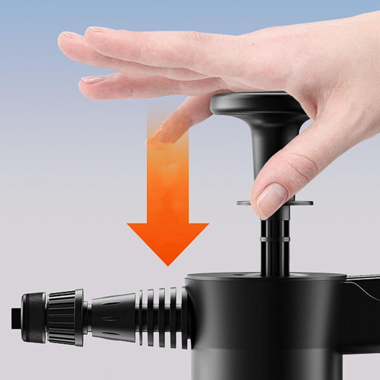 2.0L Lawn Car Wash Pump Foaming Sprayer Black