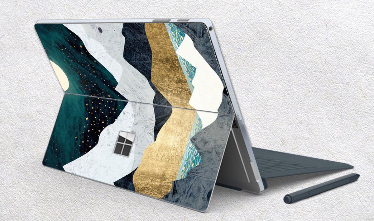 Skin dán hình giả sơn mài cho Surface Go, Pro 2, Pro 3, Pro 4, Pro 5, Pro 6, Pro 7, Pro X