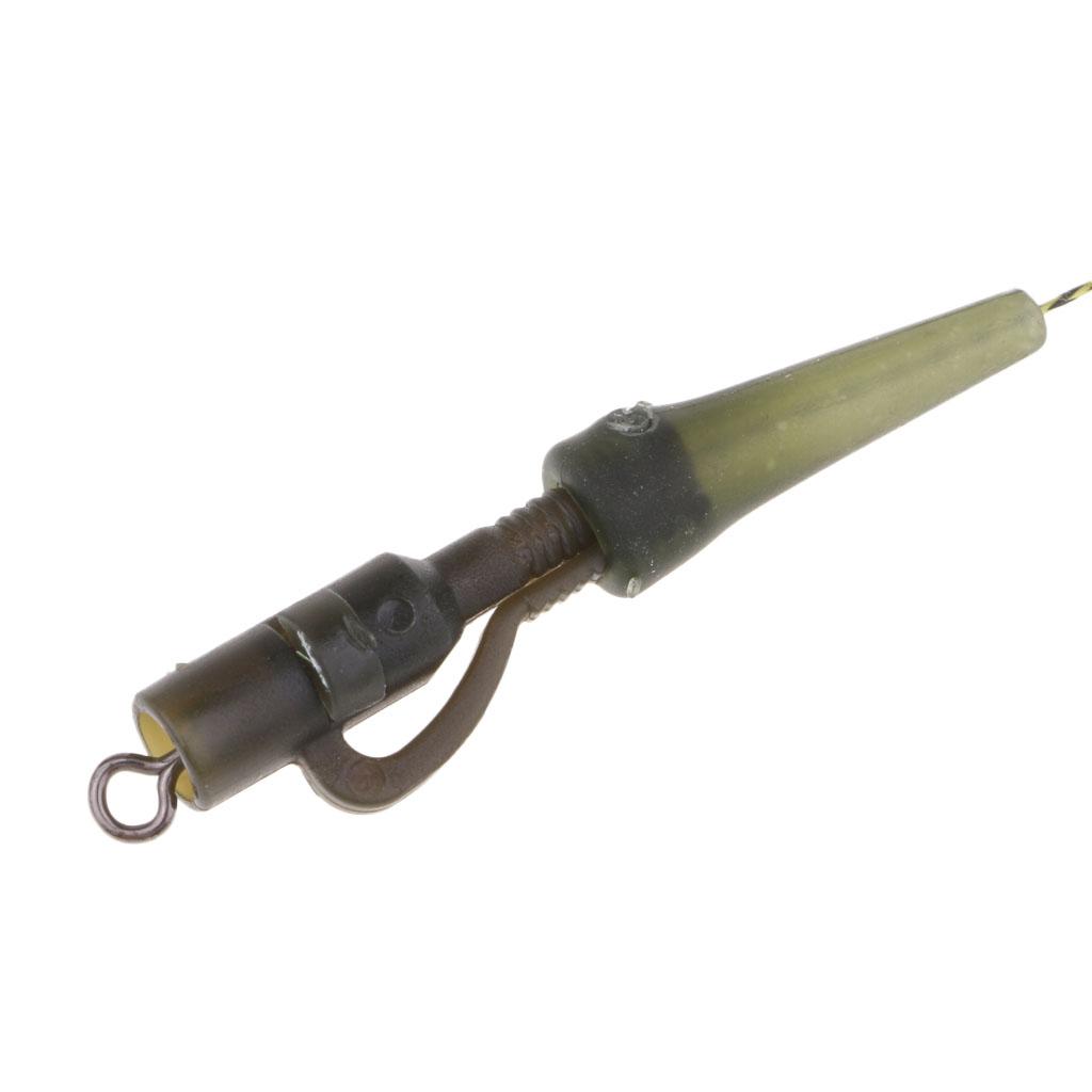 2pcs Braided Line Carp Fishing Hair Rigs Heavy Dury Clips Tackle Barbed Hooks High Carbon Steel Durable to use