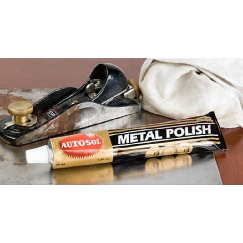 EuroQuality Kem đánh bóng Inox, kim loại, Đồng Autosol Metal Polish công nghệ Đức tuýp 75ml 2018 giá sock !!!