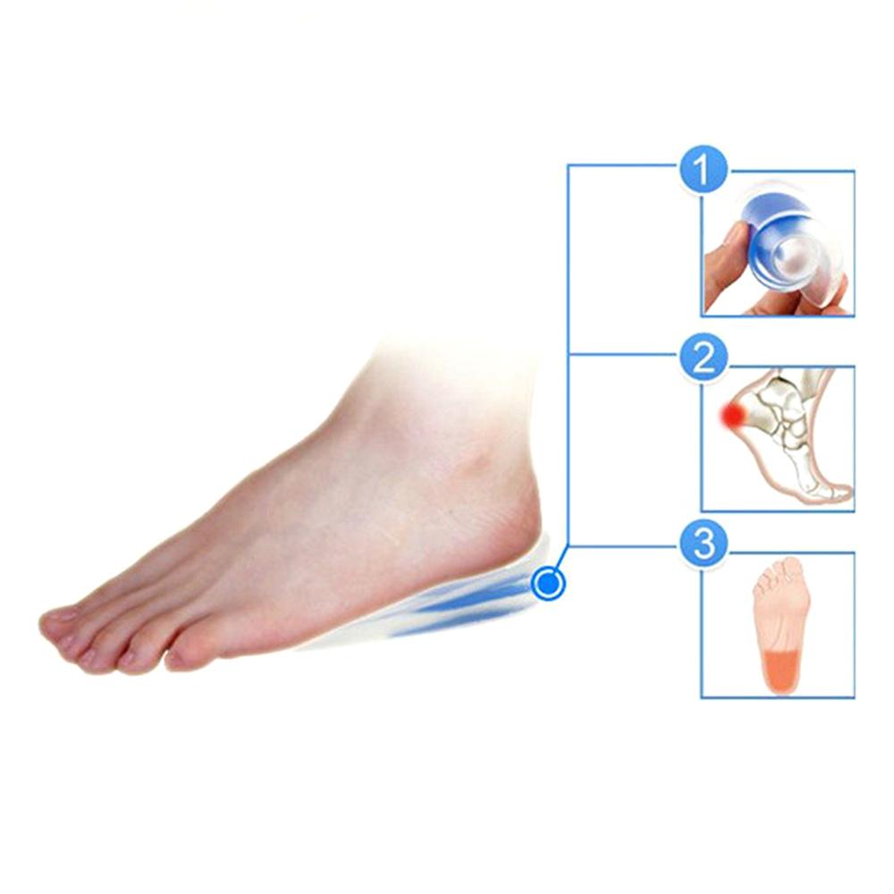 Cặp đế lót giày silicone- mềm chống trơn trợt, giảm đau chân, nâng niu bàn chân phụ nữ- Màu đỏ