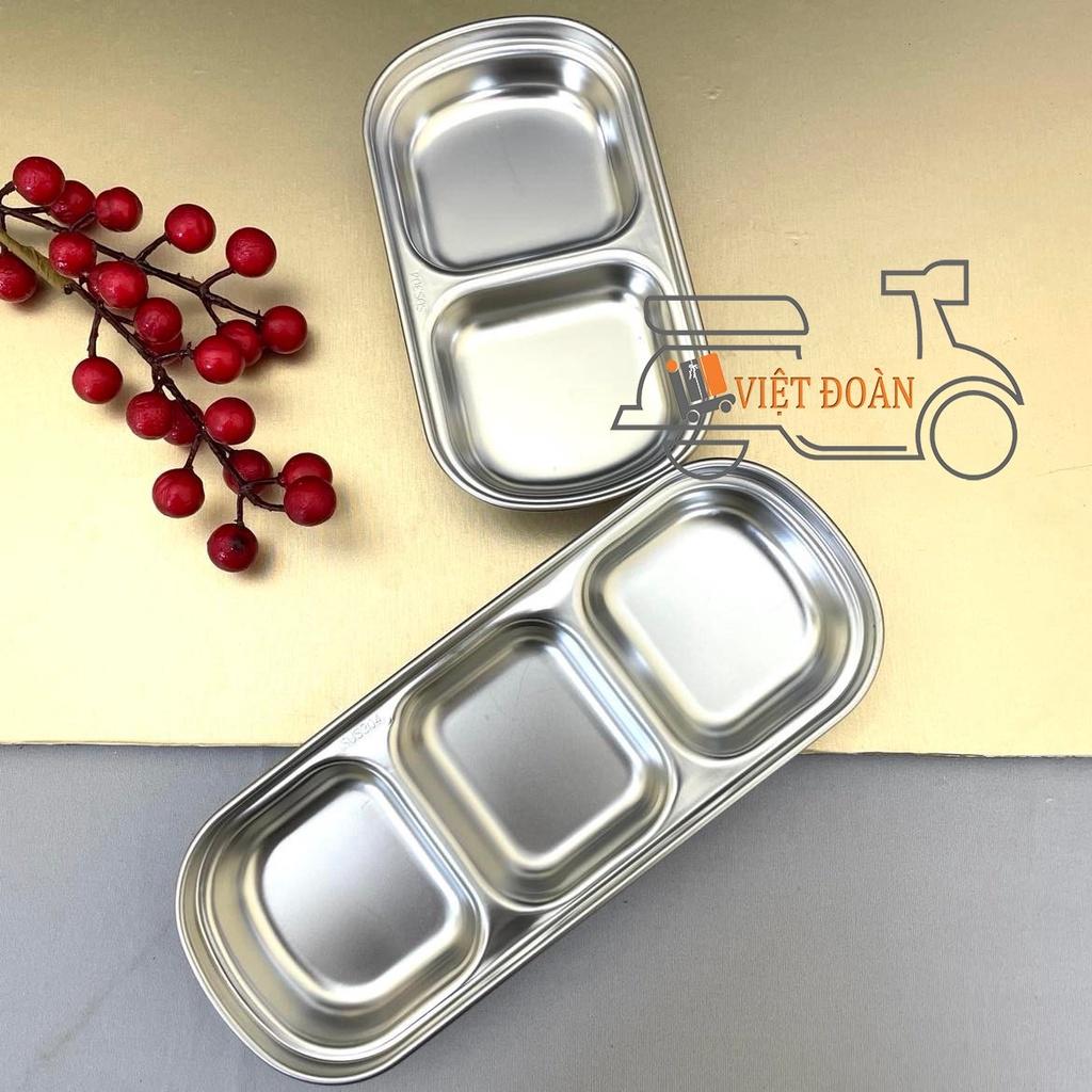 CHÉN - DĨA - KHAY đựng NƯỚC CHẤM, GIA VỊ- Thiết kế 2 ngăn, 3 ngăn tiện ích và sang trọng