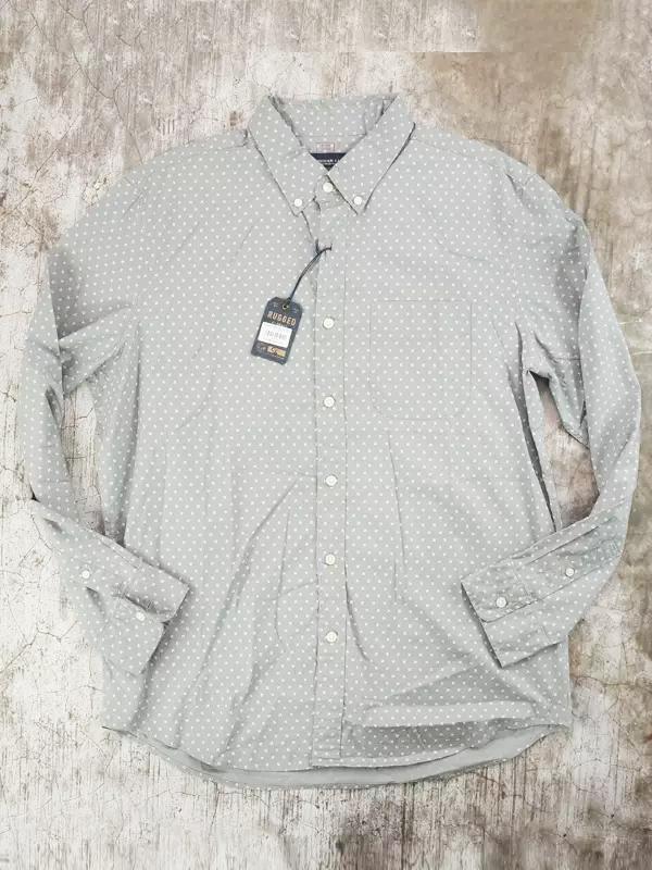 Áo Sơ Mi Nam AE Dot Pin Regular Fit Shirt - Size L/XL