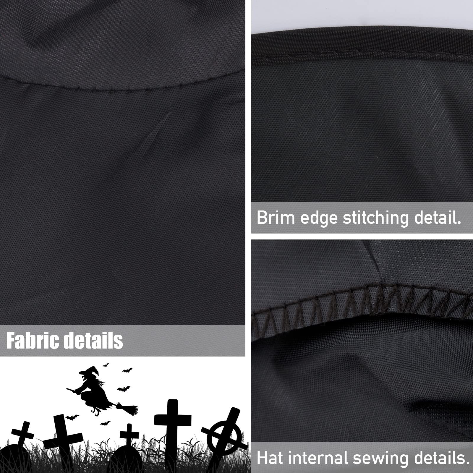 6 Chiếc Nón Phù Thủy Lễ Hội Halloween 33*27Cm Mũ Đen Trang Phục Cosplay Trang Trí Đảng Đạo Cụ Váy Lạ Mắt Lễ Hội quà Tặng Halloween Cho Người Lớn Trẻ Em