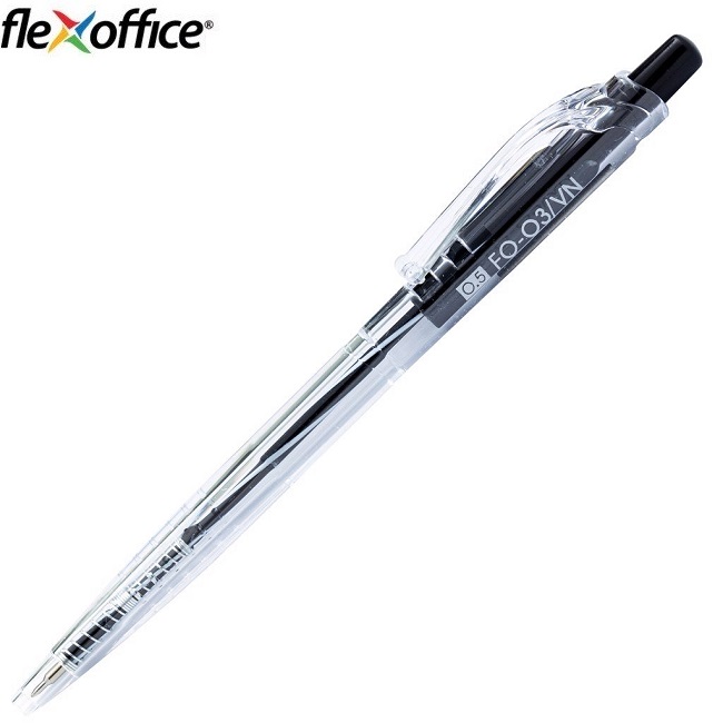 Bút bi Flexoffice FO-03 ngòi 0.5mm I Bút bi 3 cạnh