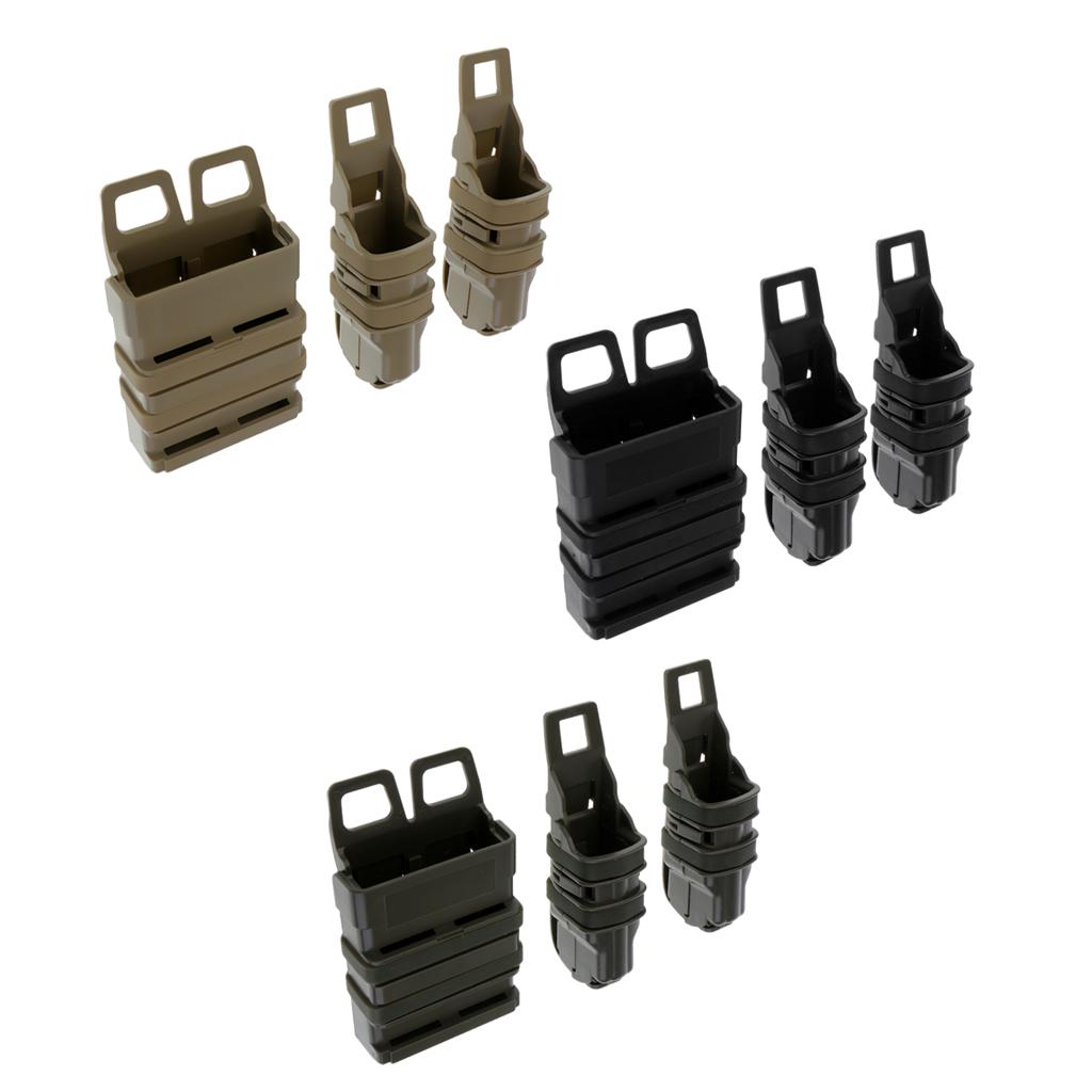 2 in 1 Tactical Fast Mag Pouch Holster Set Pack Bag Tool Pocket,Hunting