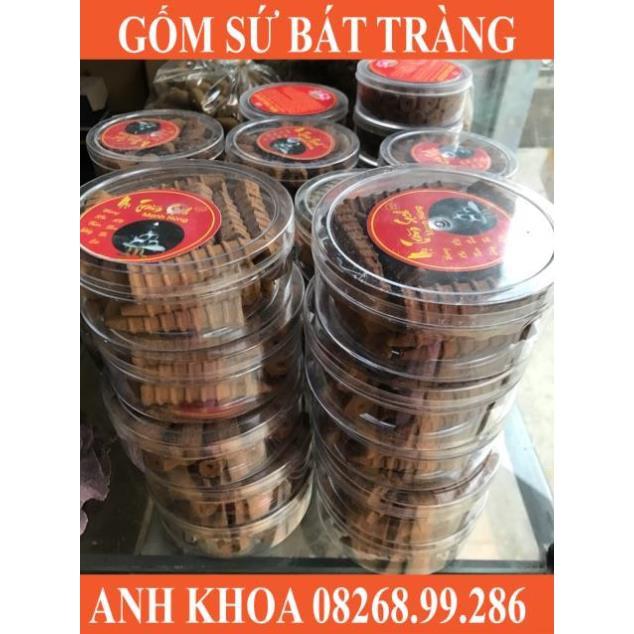 (Rẻ nhất) Nụ Trầm hương khói ngược thảo dược - Gốm sứ Bát Tràng Anh Khoa