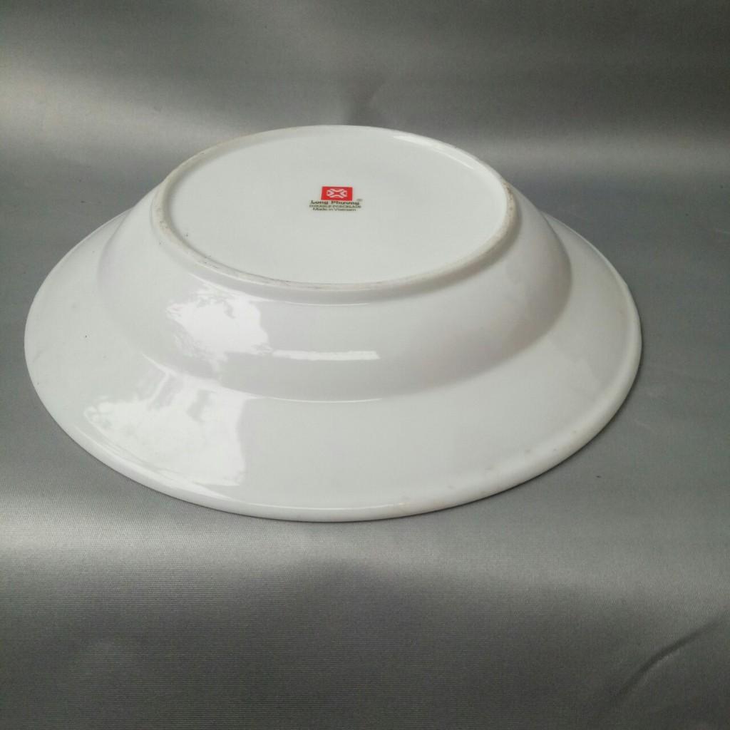 Đĩa sứ sâu lòng Viền Vàng cao cấp