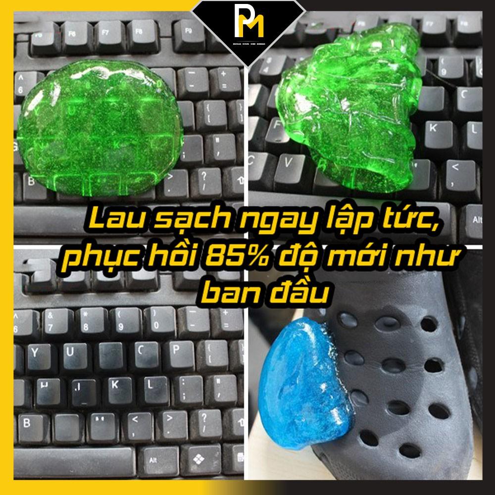 Bùn Gel Silicon Vệ Sinh Bàn Phím Máy Tính Gel Silicon Lau Bụi Xe Ô Tô Điện thoại Đa Năng