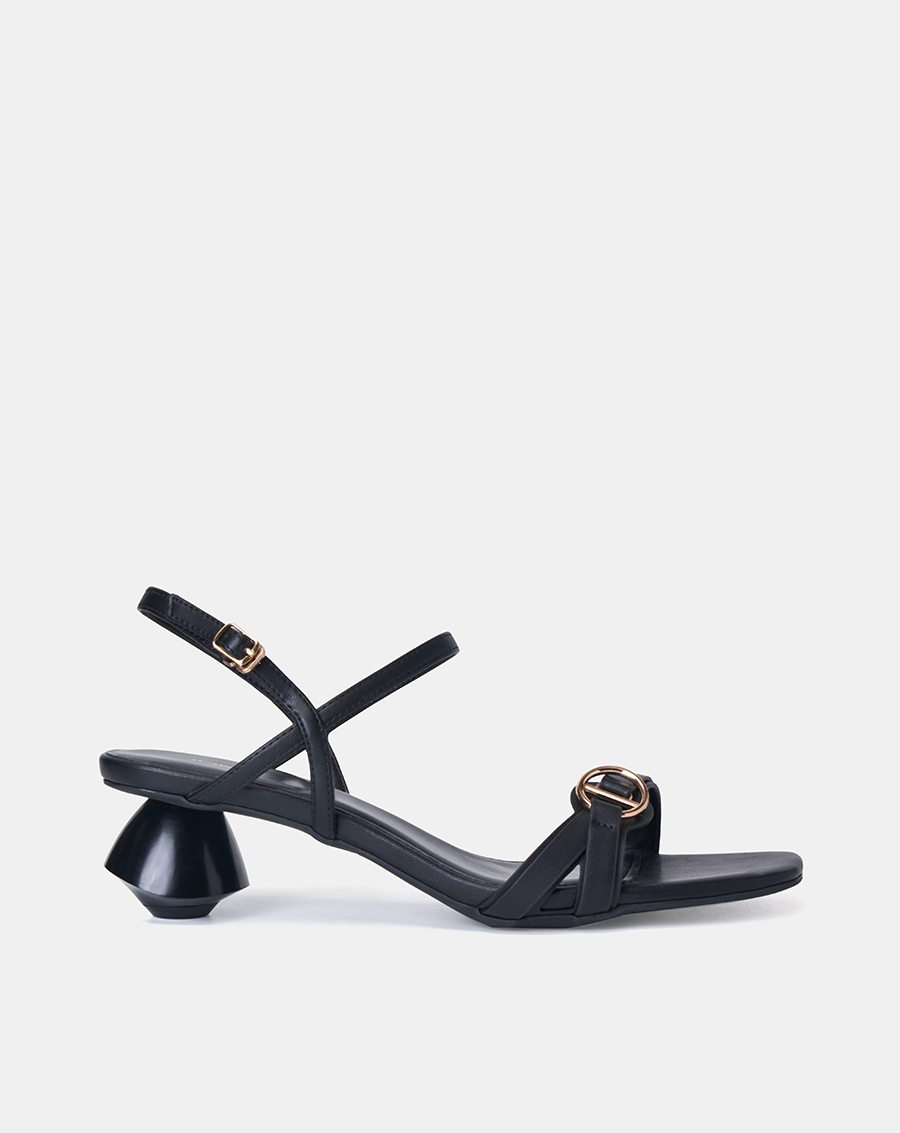 Giày Sandal Nữ 5cm Thời Trang Juno Quai Ngang Trang Trí Khóa SD05093