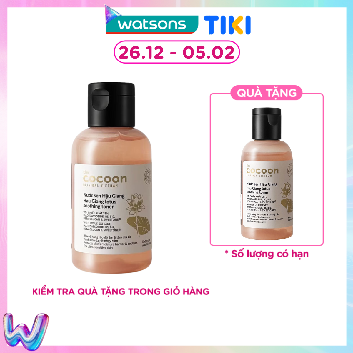 Nước Cân Bằng Cocoon Nước Sen Hậu Giang 140ml