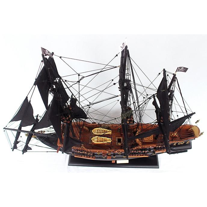 Mô hình thuyền gỗ đen Black Pearl 116cm