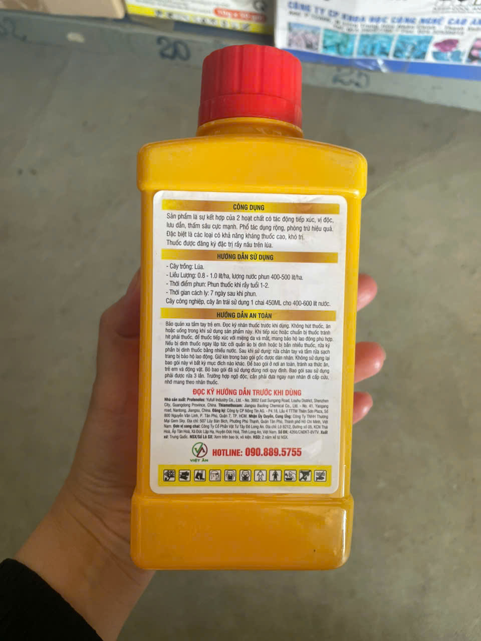 Thuốc trừ sâu Thipro 550EC (Tankgo 550 ) trị  rệp sáp, bọ trĩ, rầy nâu, rầy xanh, sâu cuốn lá, và sâu đục