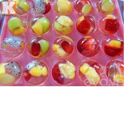 Khuôn rau câu - khuôn thạch trái cây 63 viên tròn nhập khẩu từ Thái Lan