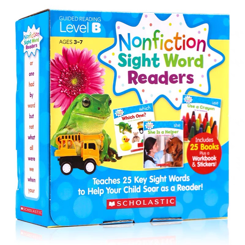 NONFICTION SIGHT WORD READERS-100Q gồm 4 hộp