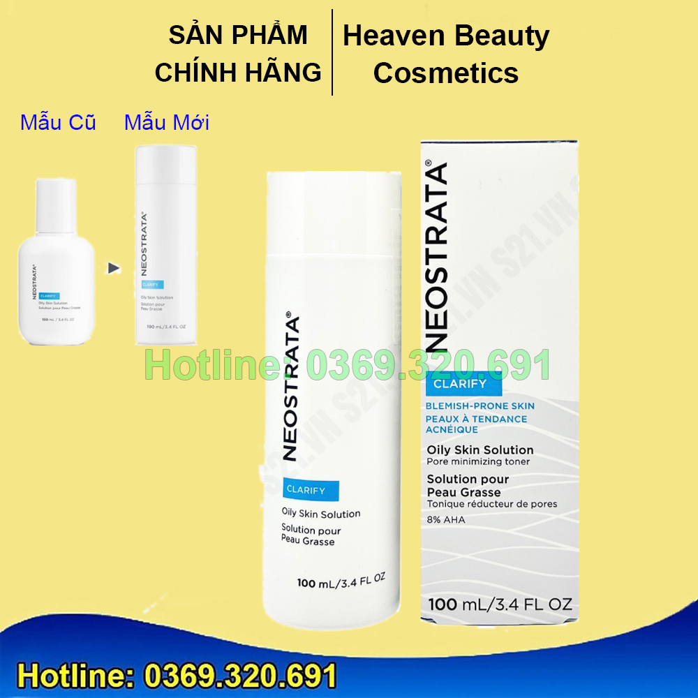 Tẩy tế bào chết hoá học Neostrata Clarify Oily Skin Solution AHA 8%