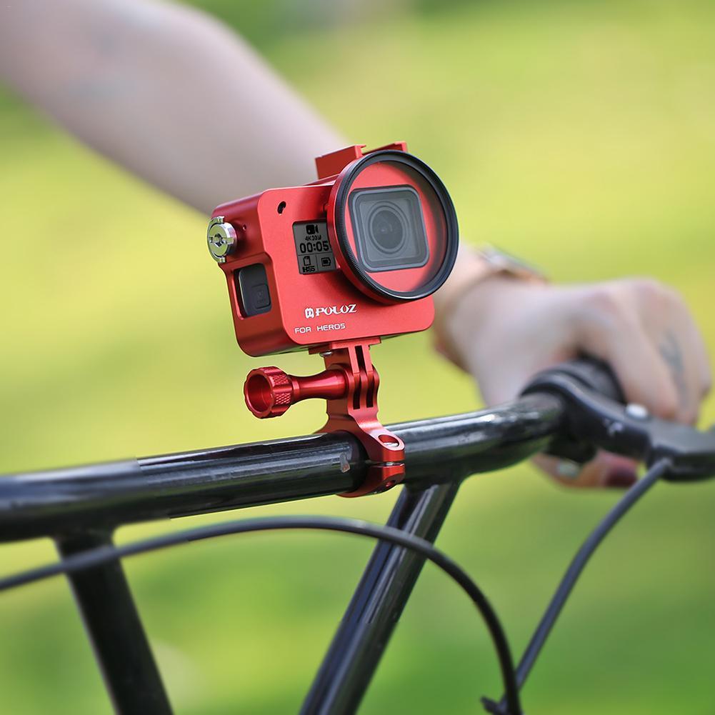 Bicycle Fixing Bracket Handlebar Adapter Aluminum Alloy Bracket Action Camera Holder General Purpose Outdoor Equipment For GoPro