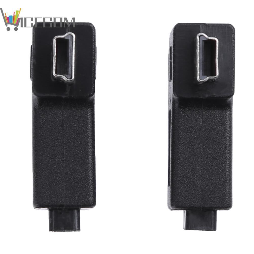 Bộ 2 Đầu Chuyển Đổi Micro Usb Sang Mini Usb 90 Độ