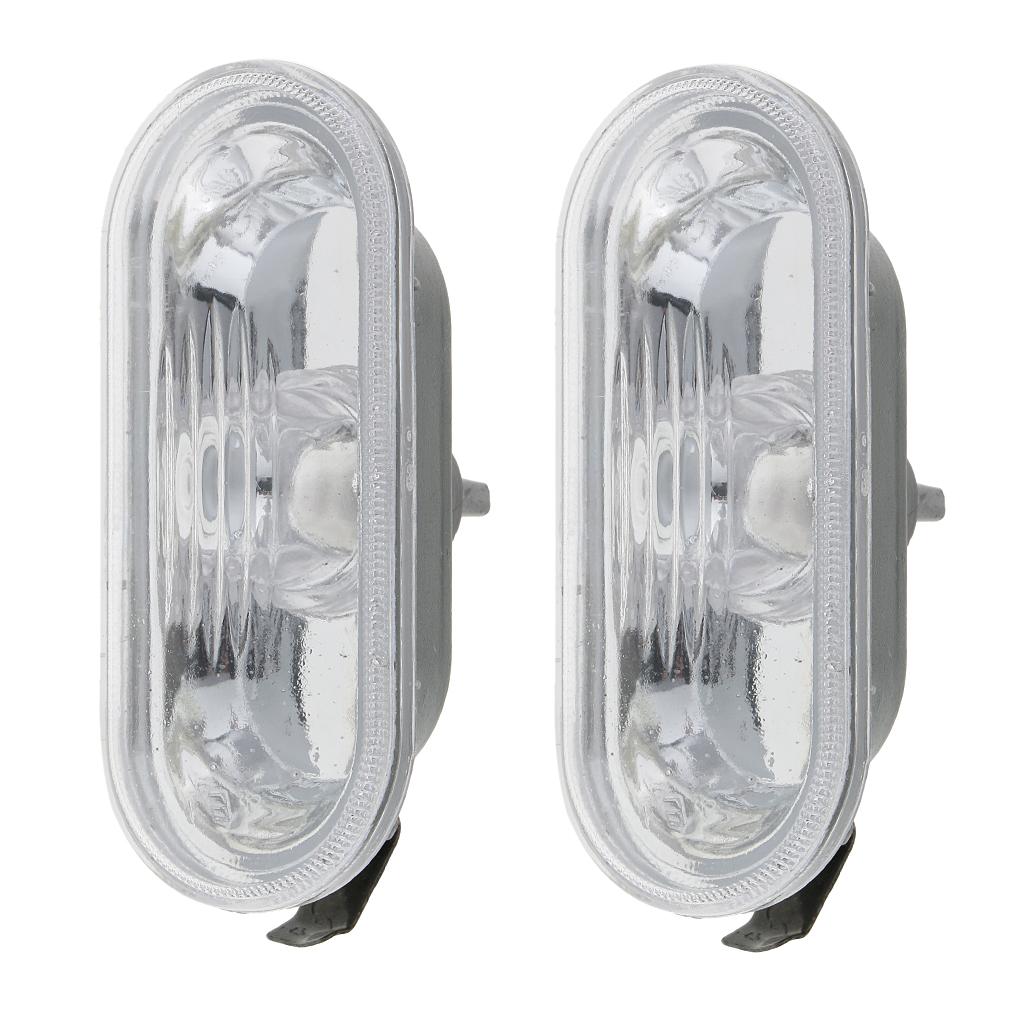 Pair LED Side Marker Lights For Volkswagen MK4 Golf Jetta Bora B5 Passat