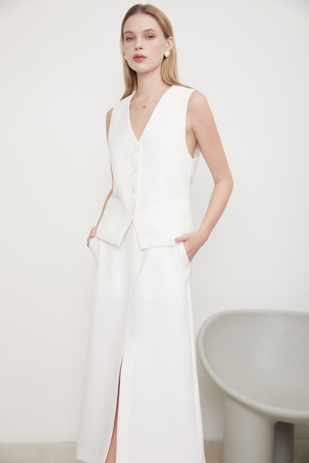 DOTTIE - Áo gilet dáng rộng - T0779