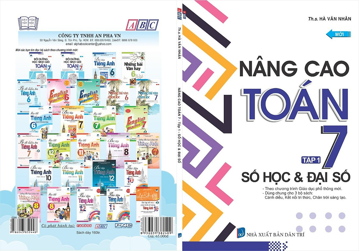 NÂNG CAO TOÁN 7 - TẬP 1 - SỐ HỌC VÀ ĐẠI SỐ