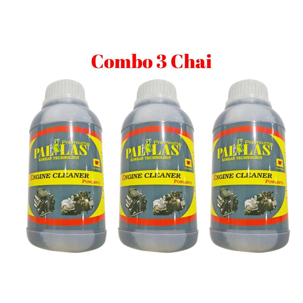 Combo 3 Chai Nước Rửa Lốc Máy Siêu Mạnh PALLAS 500ml