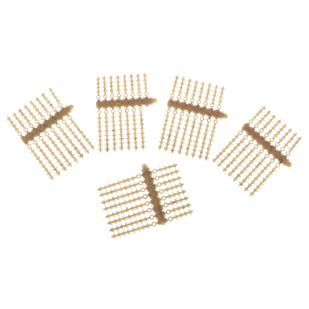 5pcs Carp Fishing Boilie Screw Hair Rig Stops Baits Stopper Terminal Tackle